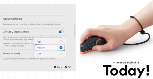 任天堂Switch 2手柄首創鼠標模式!三檔靈敏度調節引領主機操作革新