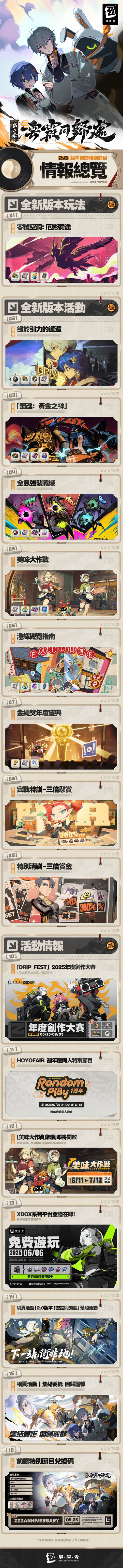 《絕區零》2.0版本「雲霞同歸處」前瞻情報總覽