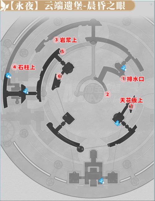 《崩壞：星穹鐵道》雲端遺堡晨昏之眼全若蟲位置