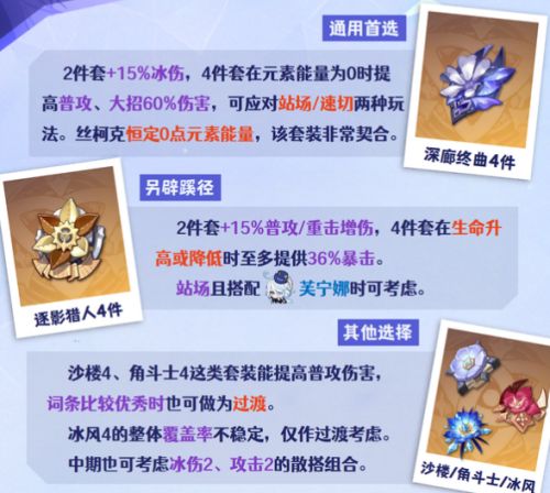 《原神》絲柯克聖遺物怎麼選 聖遺物選擇指南