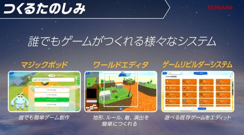 KONAMI發表《科樂美世界》精神續作《歡樂世界Craft》